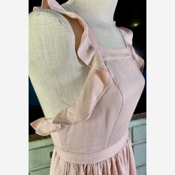 Ulla Johnson Willa Pinafore Midi Dress 2 - Picture 2 of 12